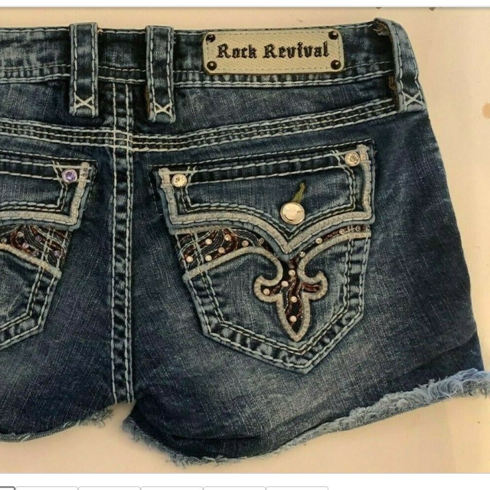Rock Revival Jeans Shorts 28